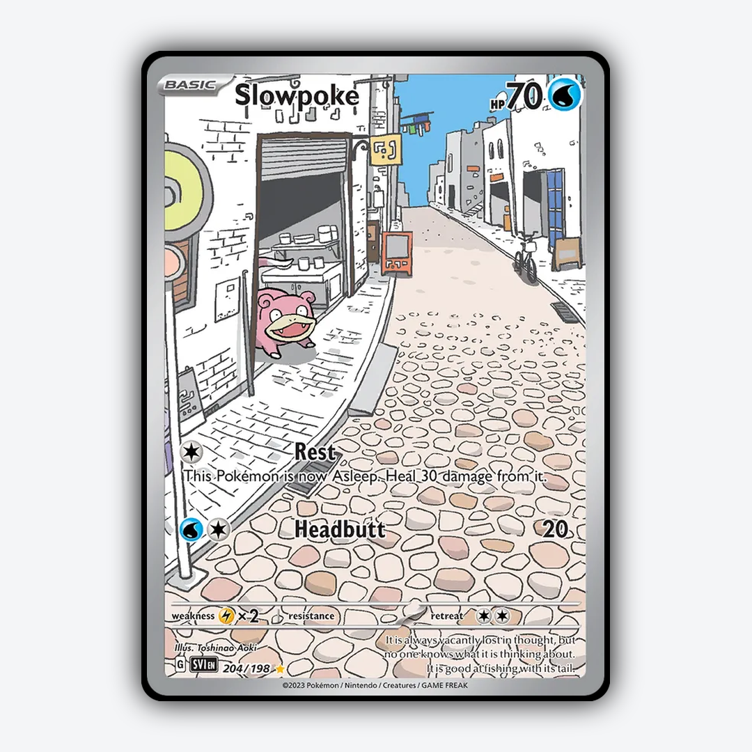 Slowpoke 204/198 - Scarlet & Violet Set - Card Rug
