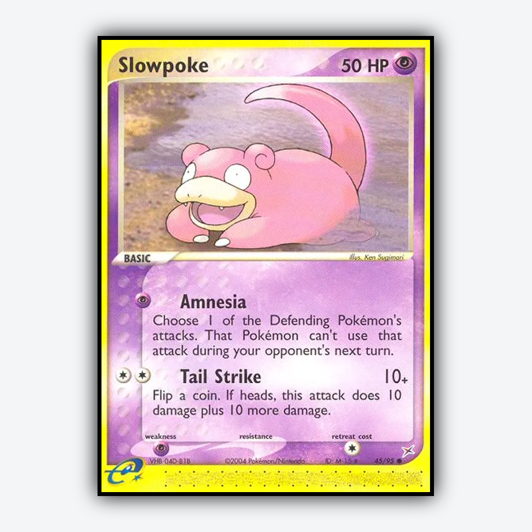 Slowpoke 045/95 - Team Magma vs Team Aqua Set - Card Rug