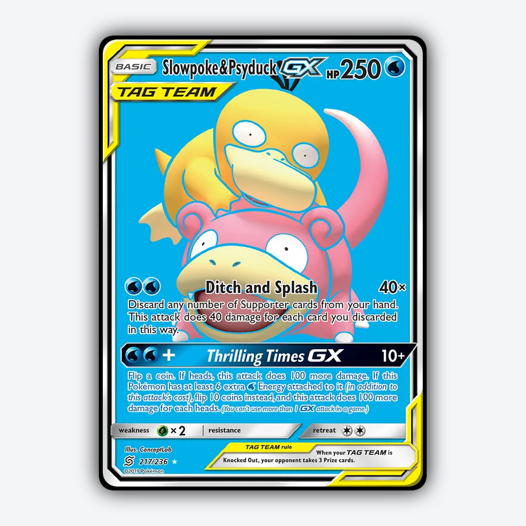 Slowpoke & Psyduck-GX 217/236 - Unified Minds Set - Card Rug