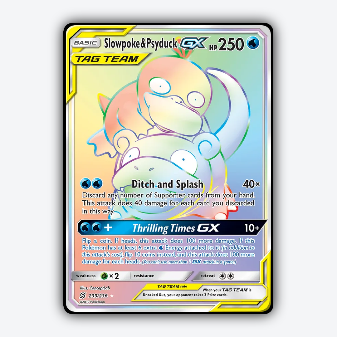 Slowpoke & Psyduck-GX 239/236 - Unified Minds Set - Card Rug