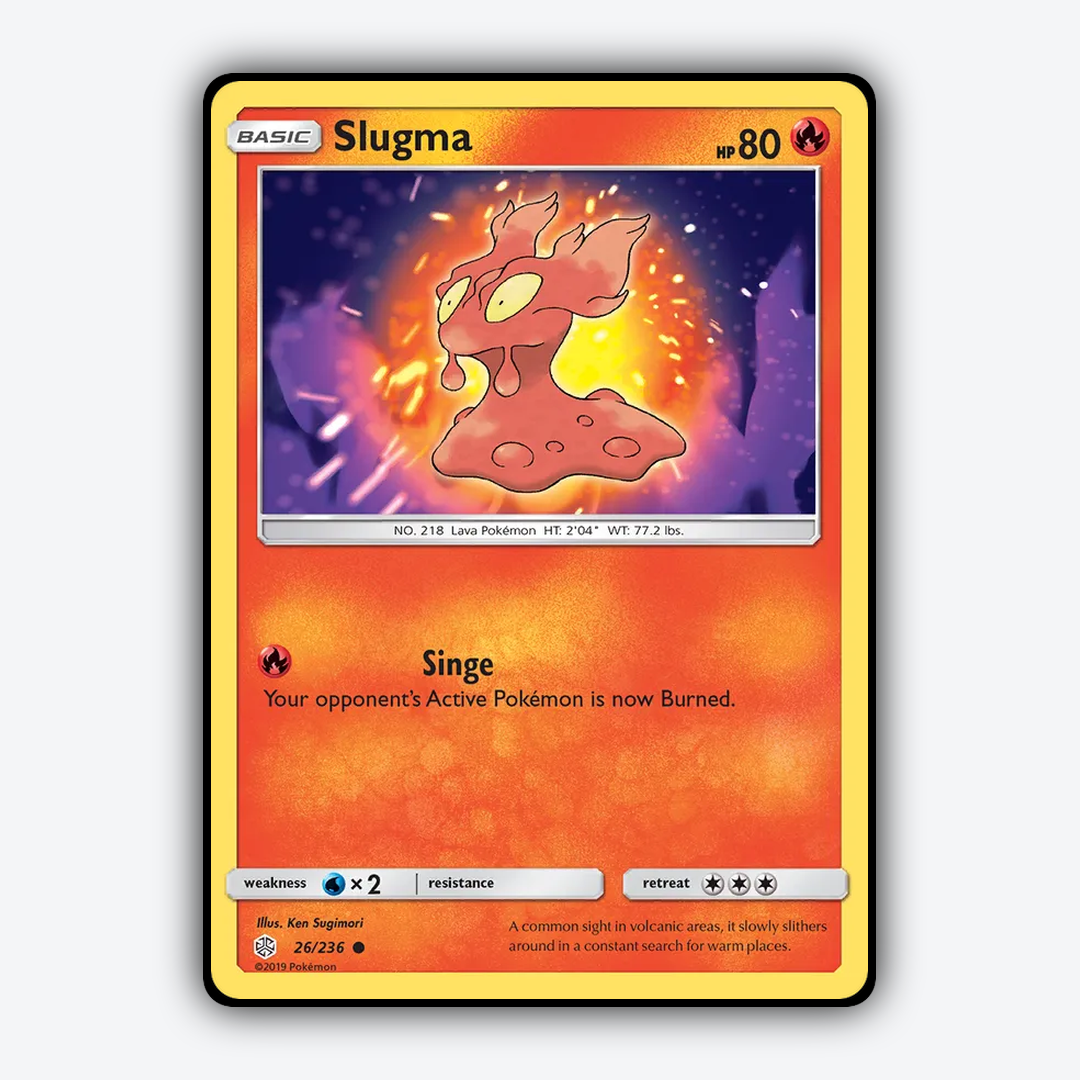 Slugma 026/236 - Cosmic Eclipse Set - Card Rug