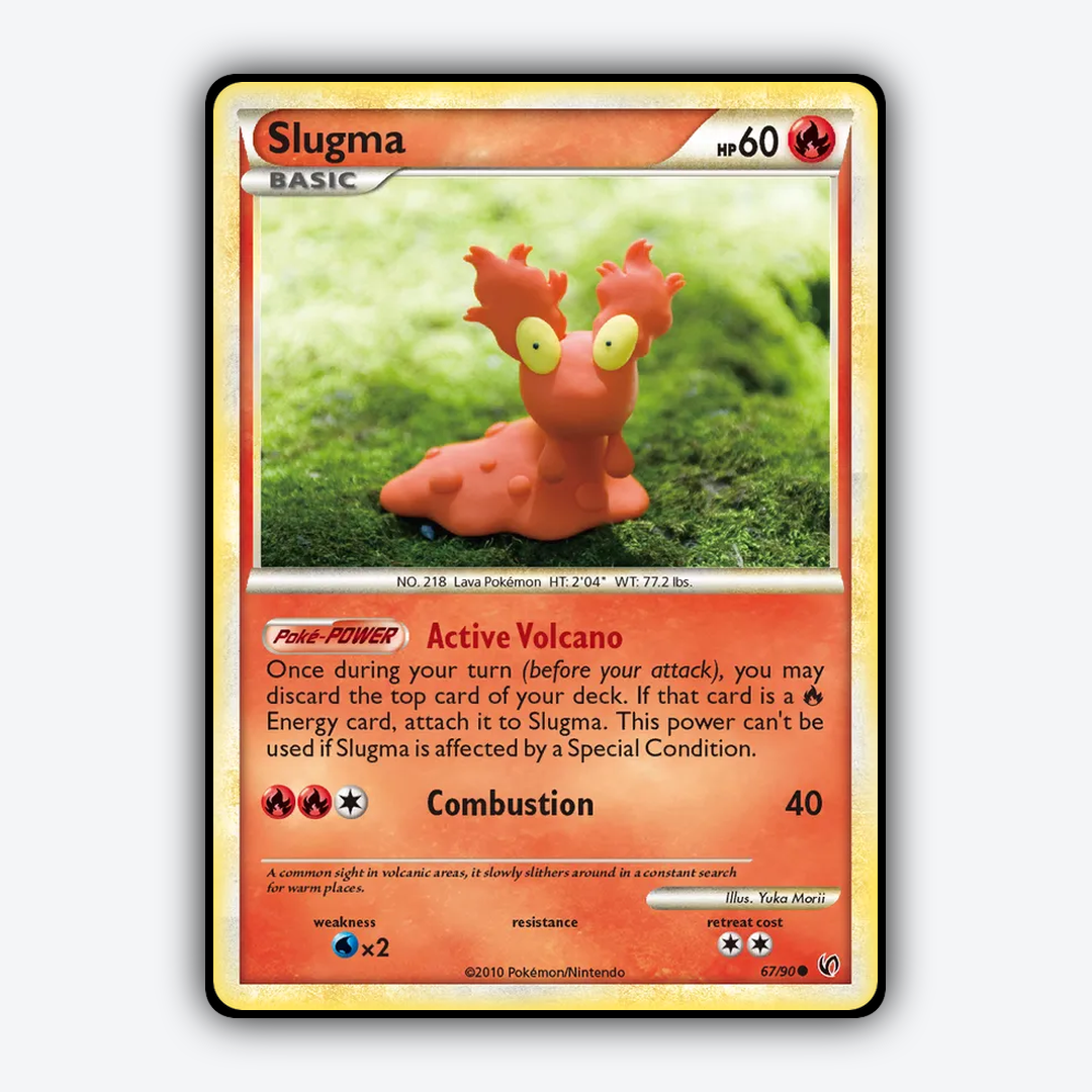 Slugma 067/90 - HS—Undaunted Set - Card Rug