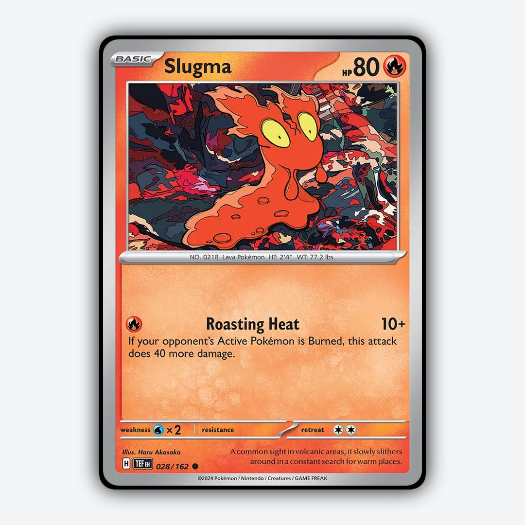 Slugma 028/162 - Temporal Forces Set - Card Rug