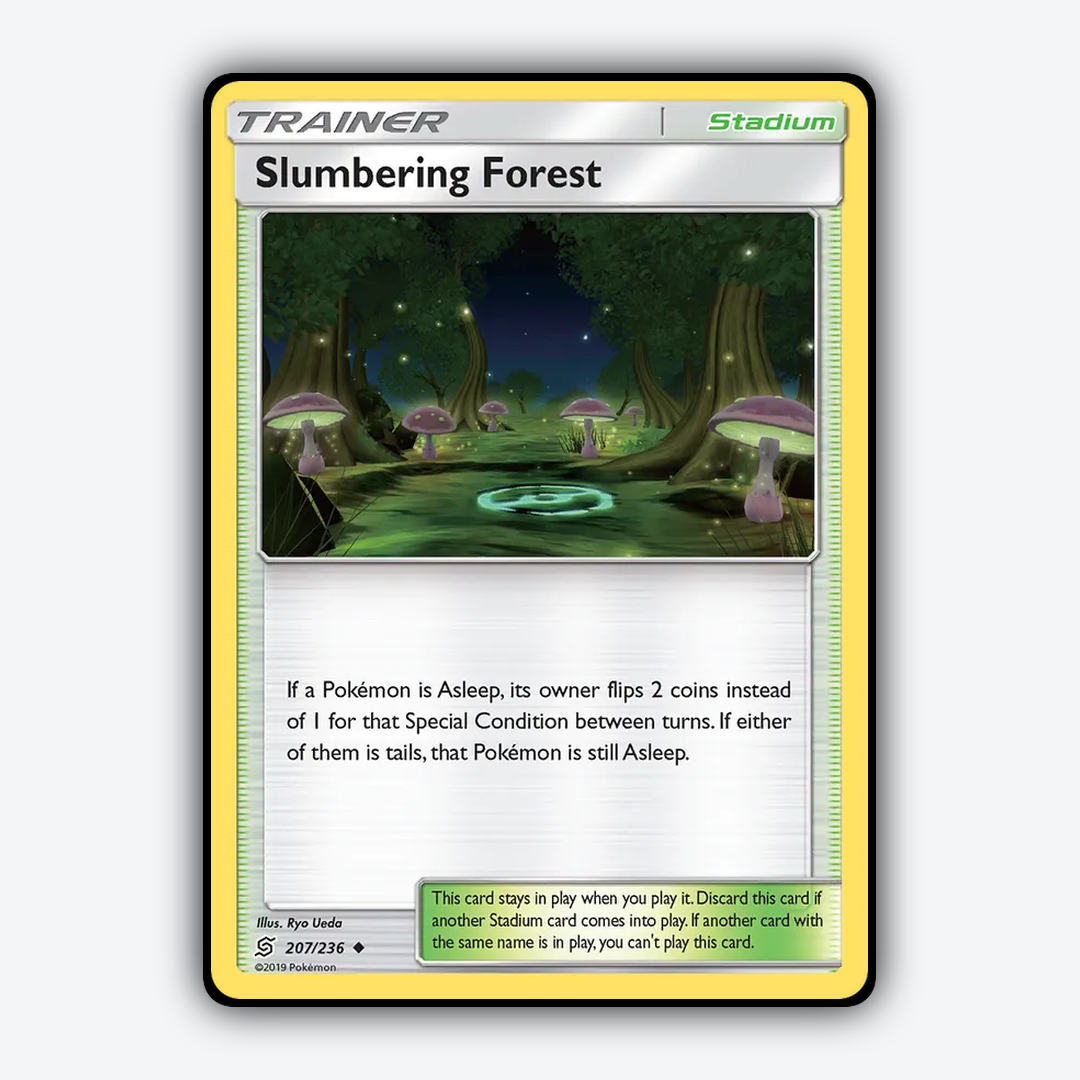 Slumbering Forest 207/236 - Unified Minds Set - Card Rug