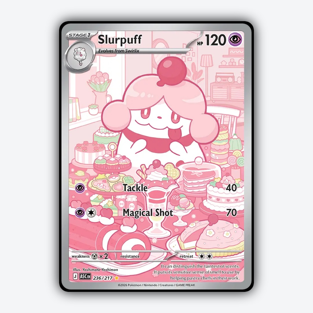 Slurpuff 236/217 - Ascended Heroes Set - Card Rug