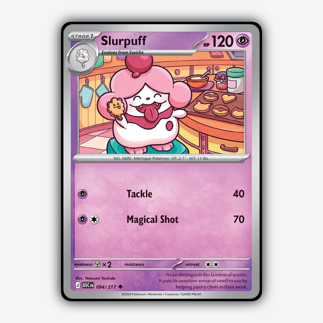 Slurpuff 094/217 - Ascended Heroes Set - Card Rug