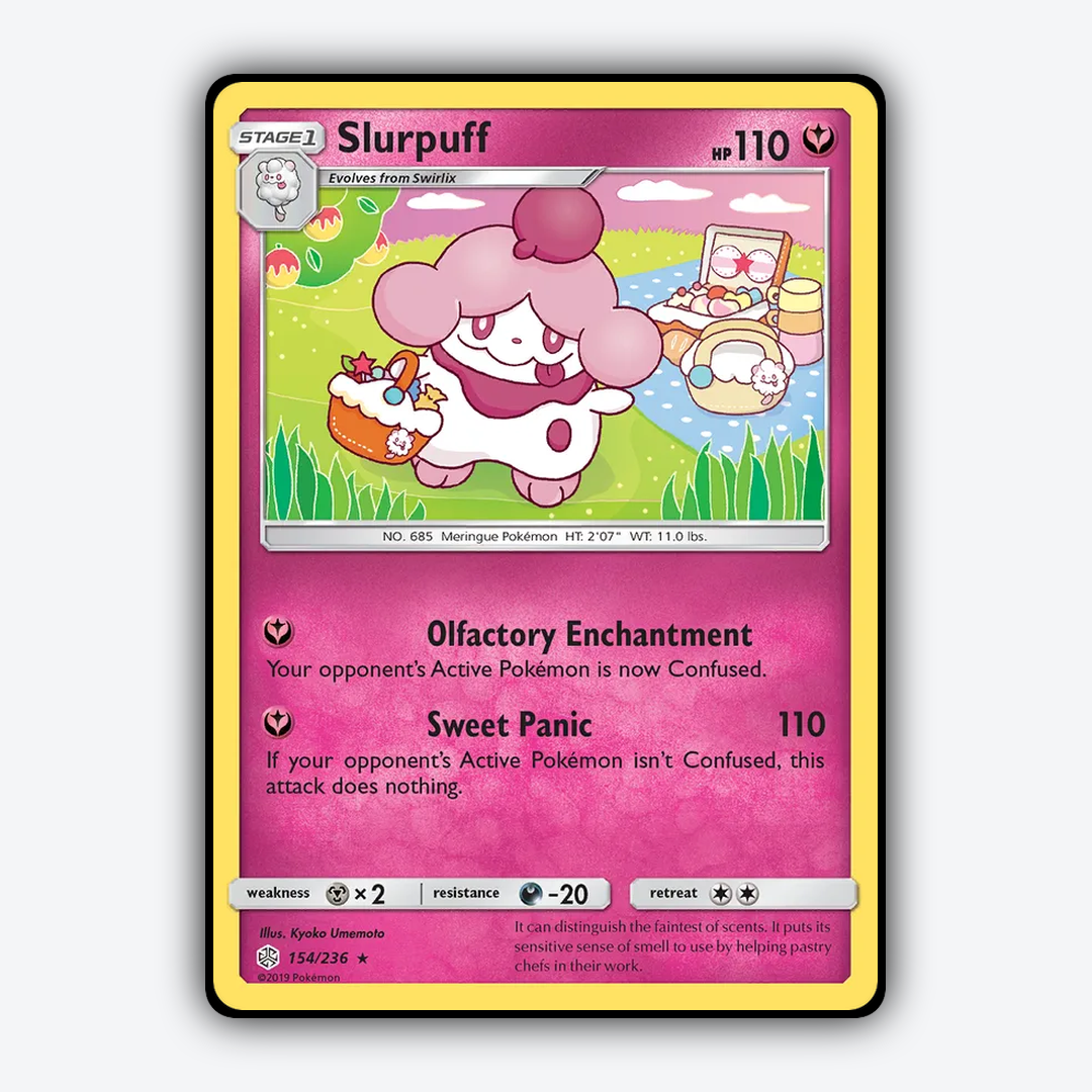 Slurpuff 154/236 - Cosmic Eclipse Set - Card Rug