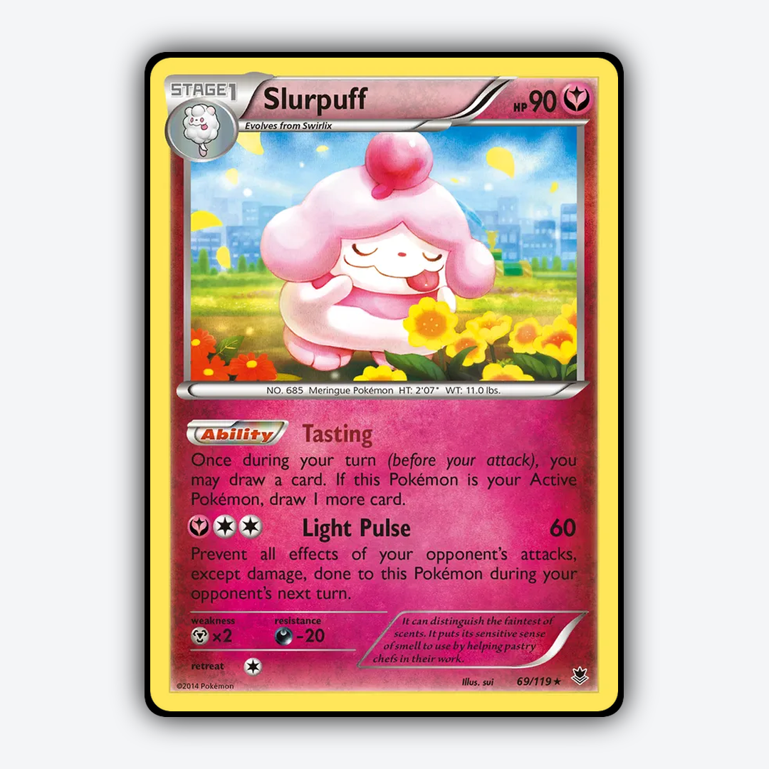 Slurpuff 069/119 - Phantom Forces Set - Card Rug
