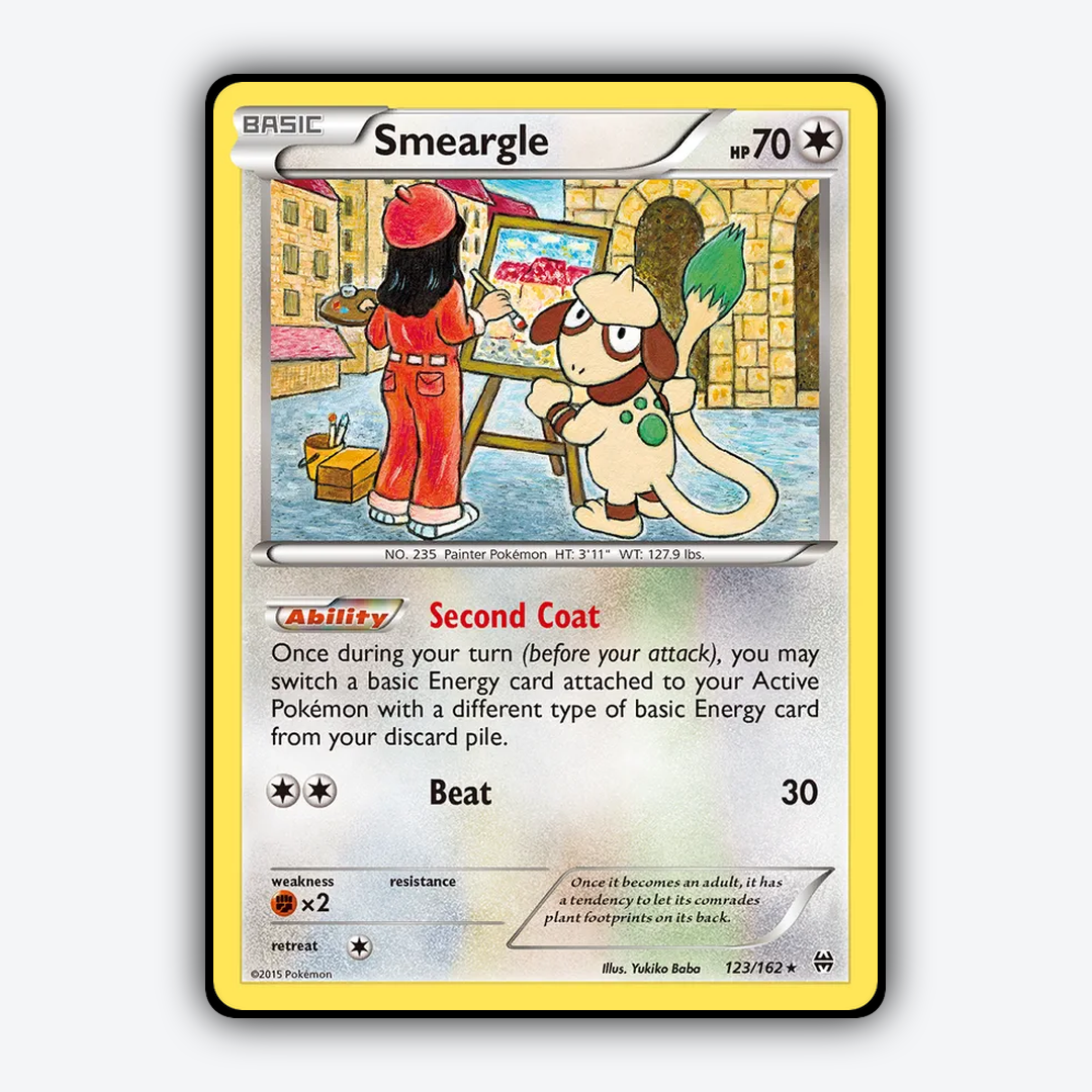 Smeargle 123/162 - BREAKthrough Set - Card Rug