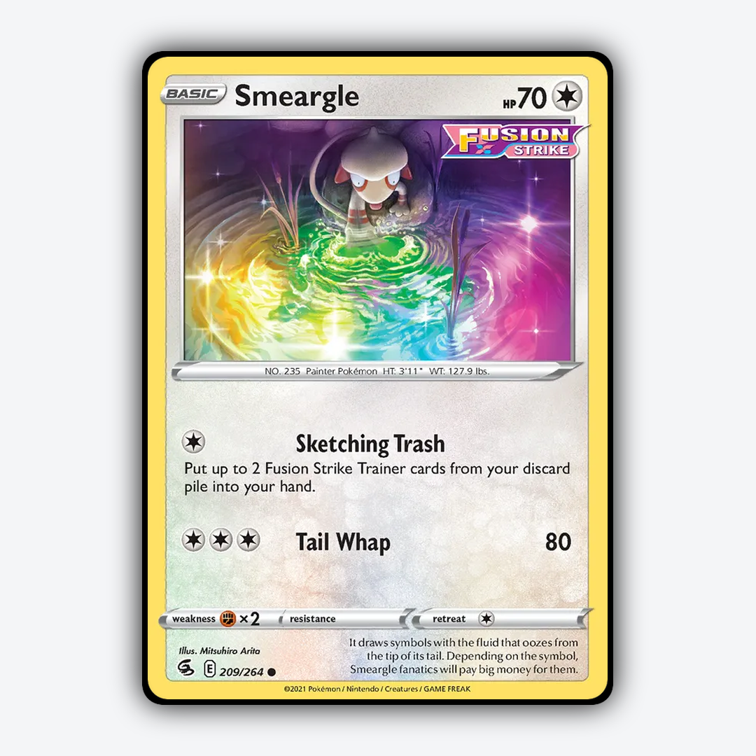 Smeargle 209/264 - Fusion Strike Set - Card Rug