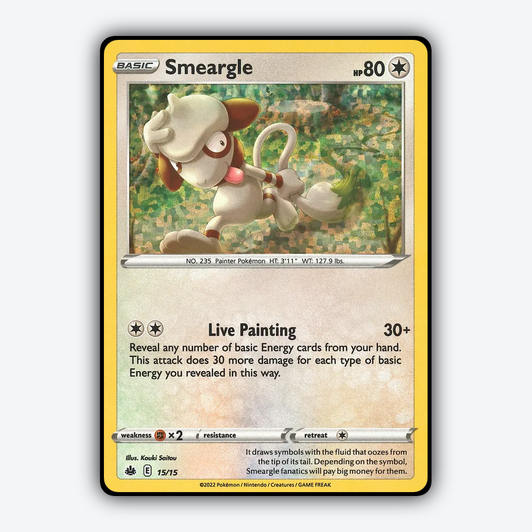 Smeargle 015/15 - McDonald's Collection 2022 Set - Card Rug
