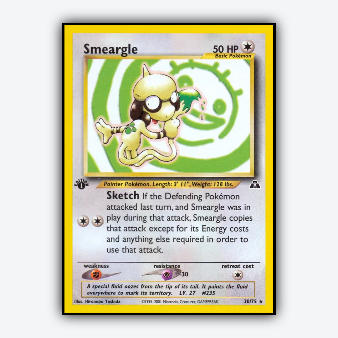 Smeargle 030/75 - Neo Discovery Set - Card Rug