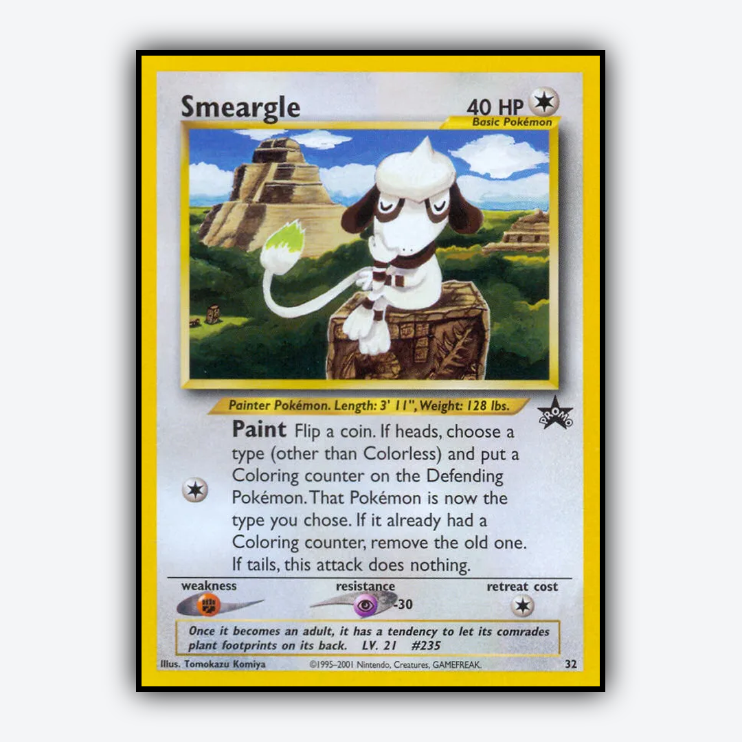 Smeargle #32 - Wizards Black Star Promos Set - Card Rug