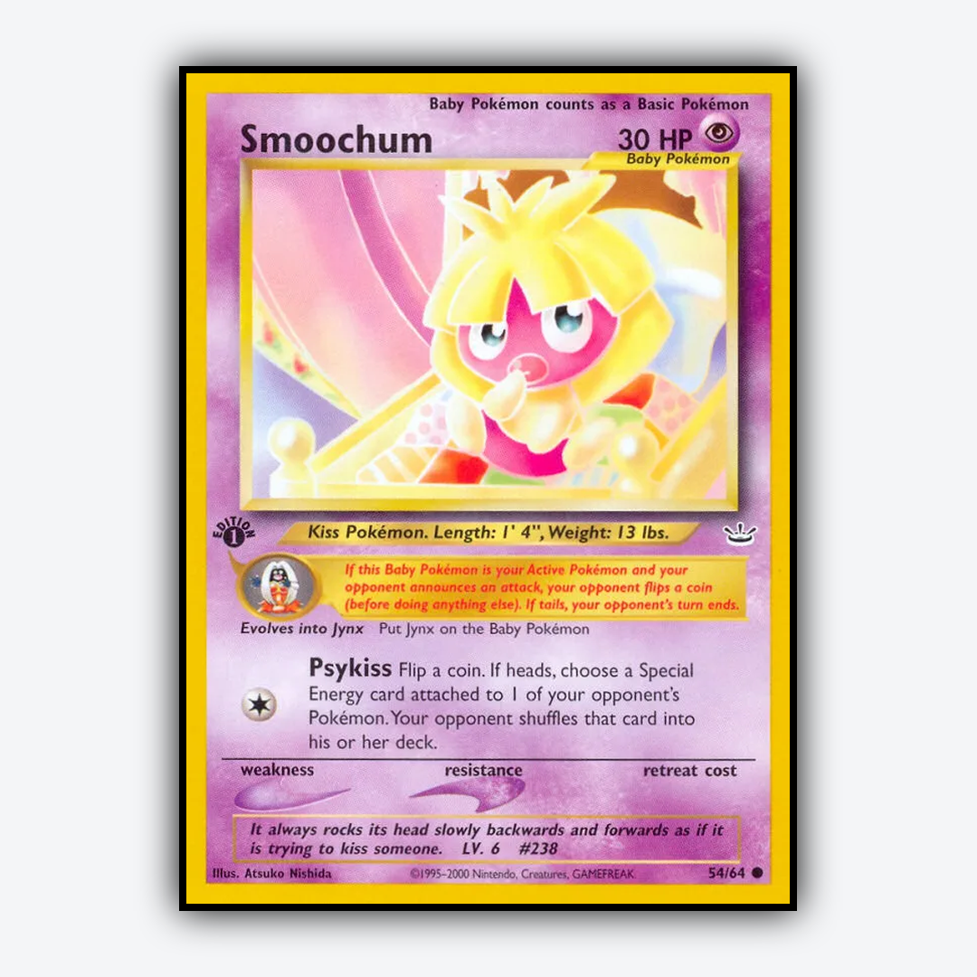 Smoochum 054/64 - Neo Revelation Set - Card Rug