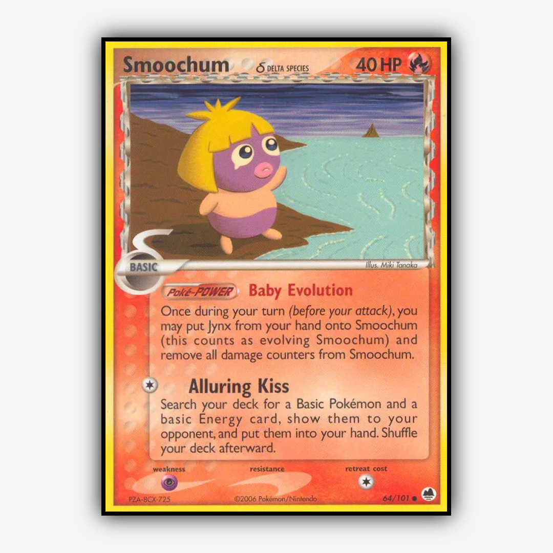 Smoochum δ 064/101 - Dragon Frontiers Set - Card Rug