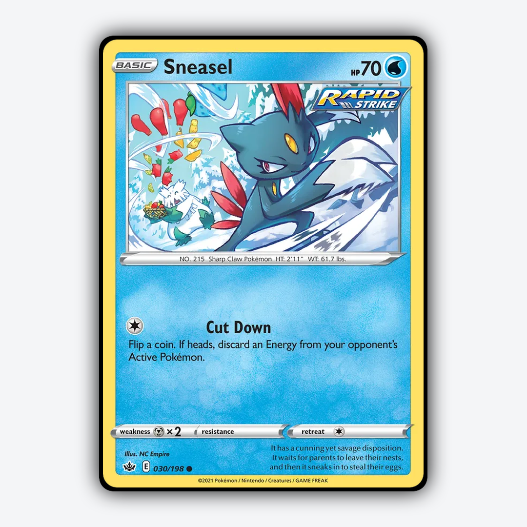 Sneasel 030/198 - Chilling Reign Set - Card Rug