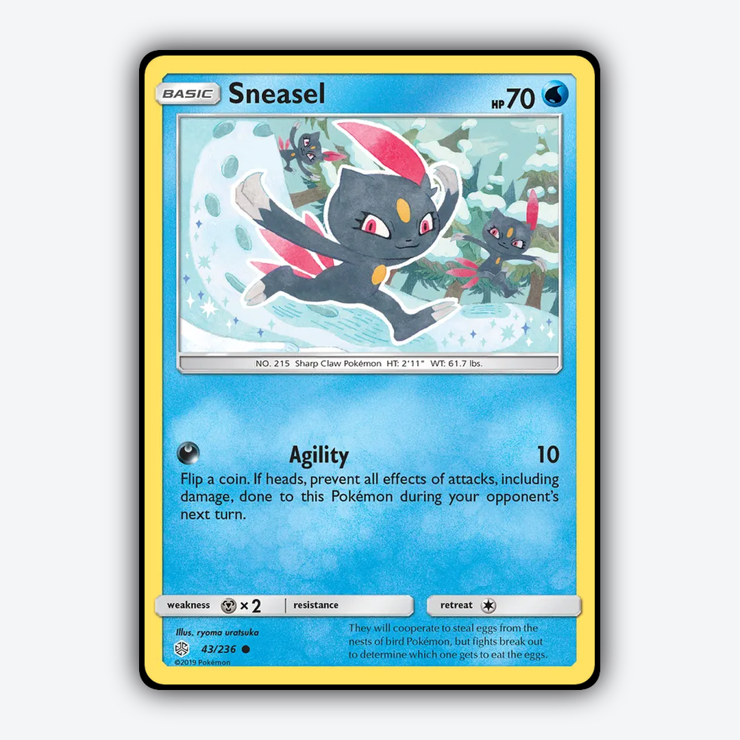 Sneasel 043/236 - Cosmic Eclipse Set - Card Rug