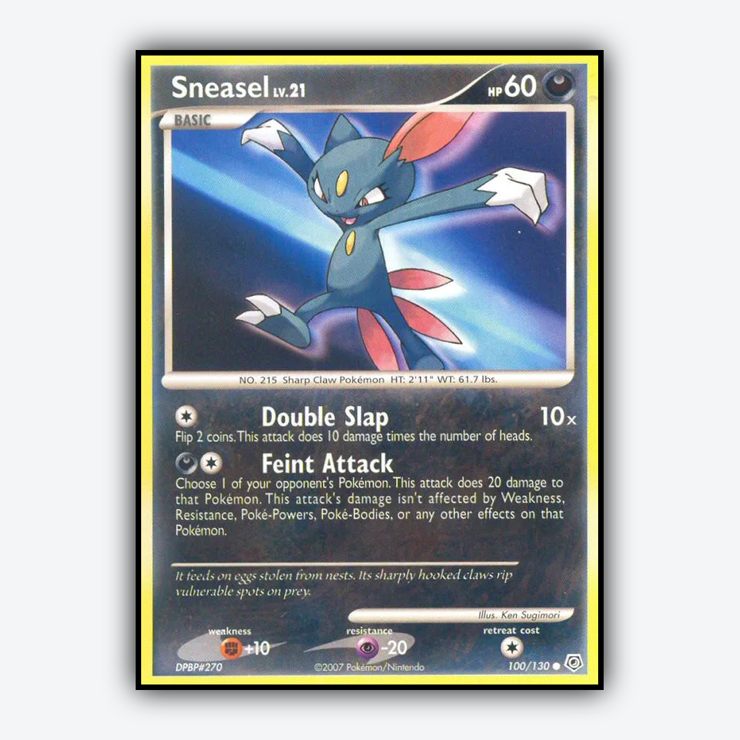 Sneasel 100/130 - Diamond & Pearl Set - Card Rug