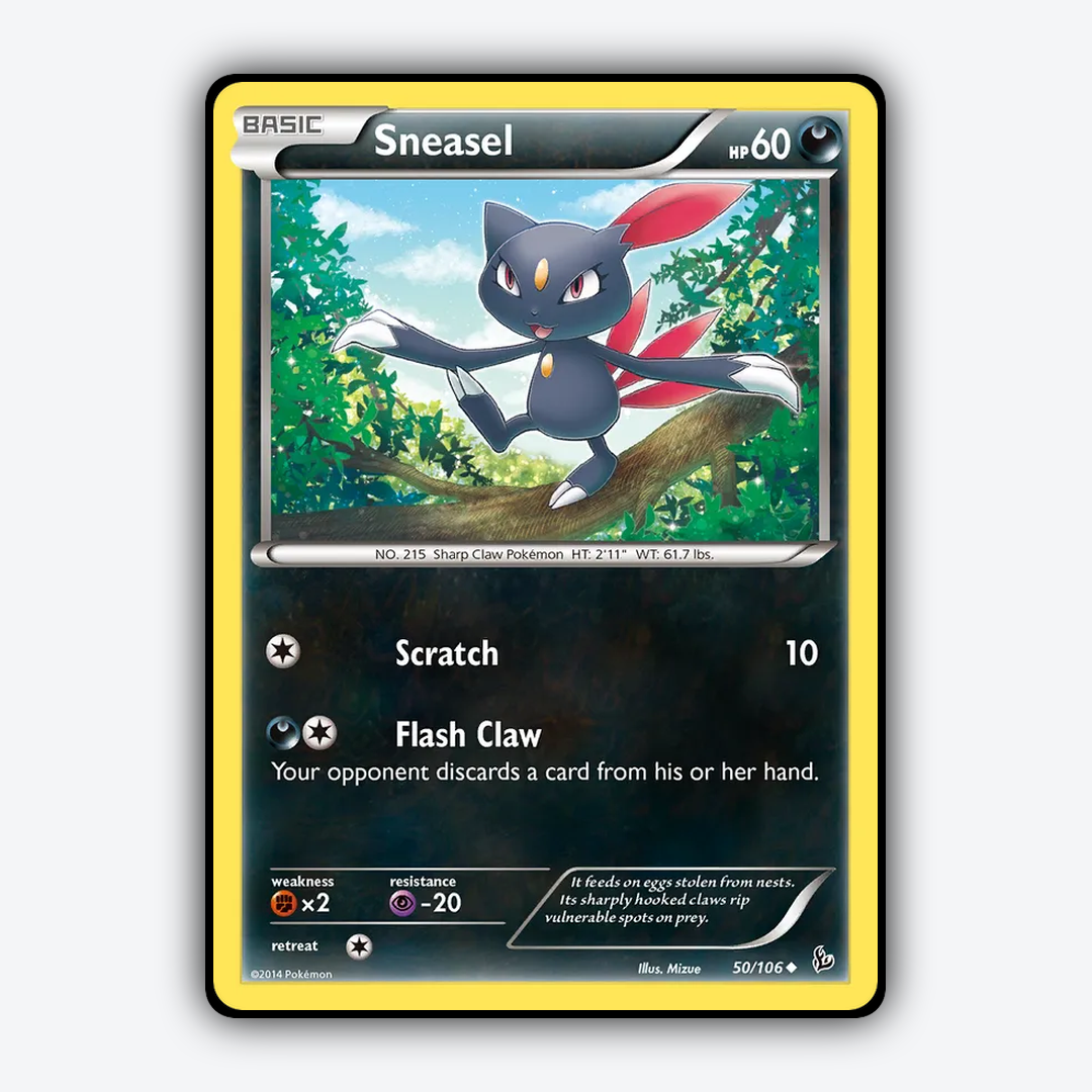 Sneasel 050/106 - Flashfire Set - Card Rug