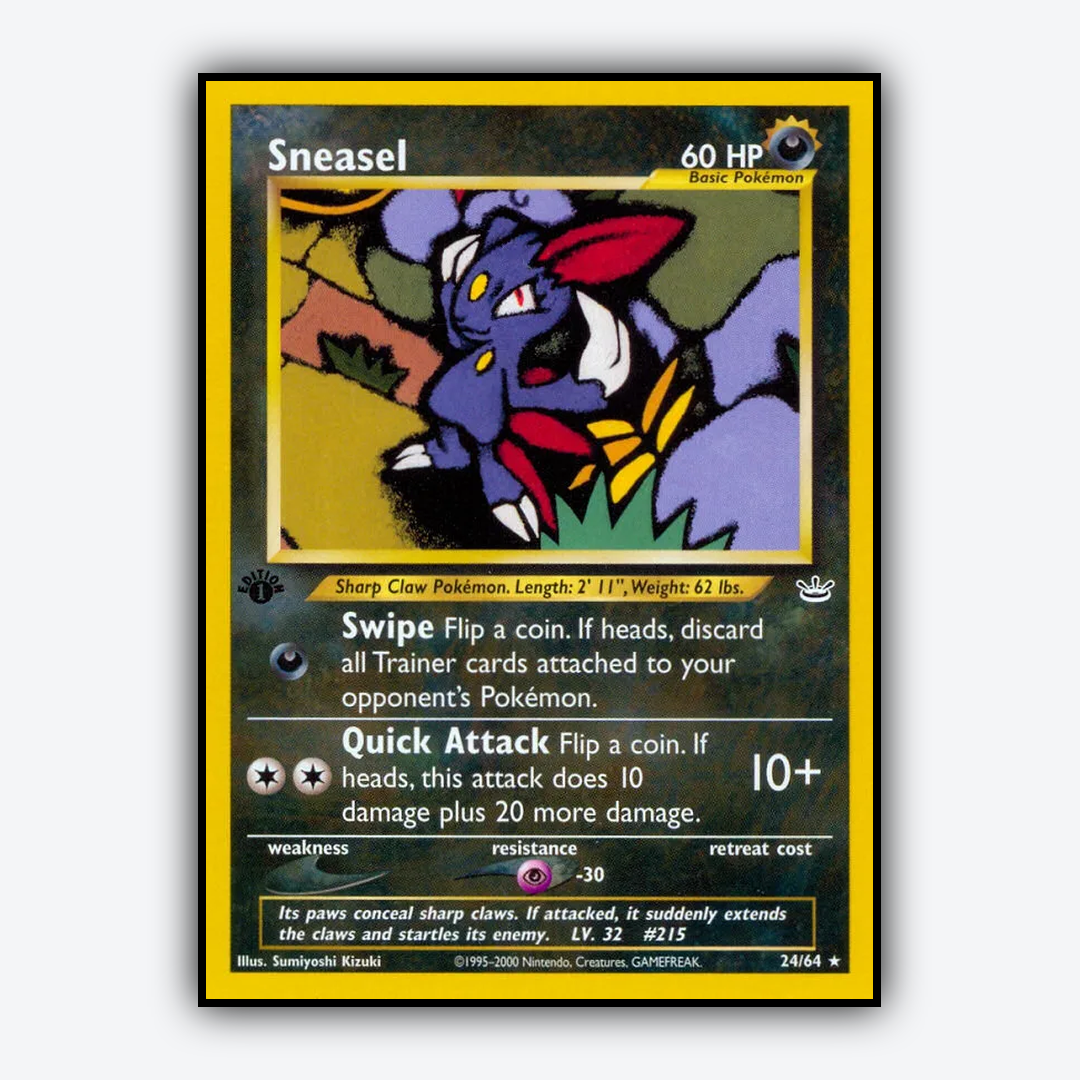 Sneasel 024/64 - Neo Revelation Set - Card Rug
