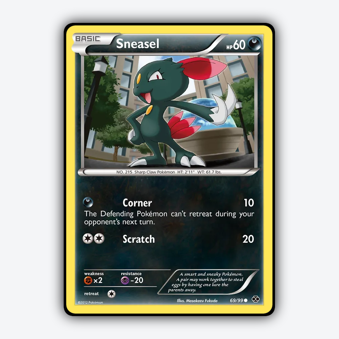 Sneasel 069/99 - Next Destinies Set - Card Rug