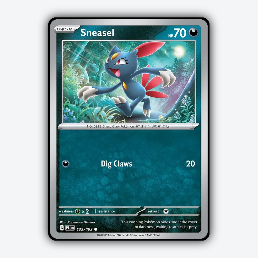 Sneasel 133/193 - Paldea Evolved Set - Card Rug