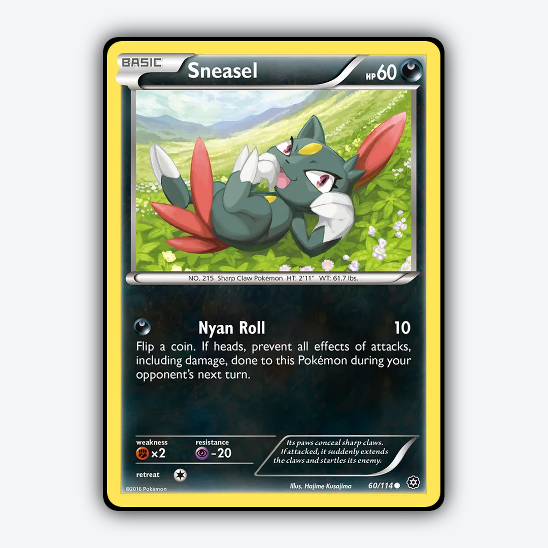 Sneasel 060/114 - Steam Siege Set - Card Rug