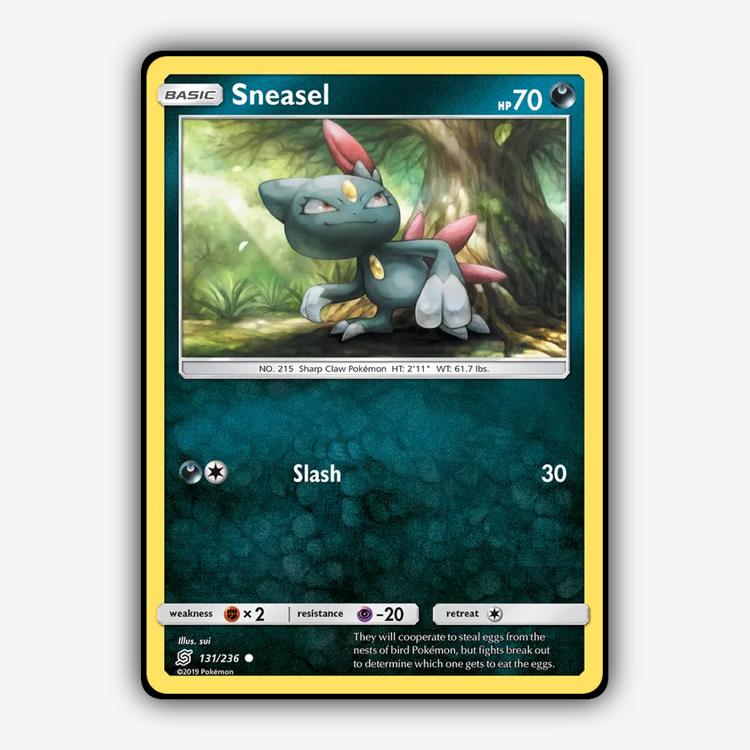Sneasel 131/236 - Unified Minds Set - Card Rug