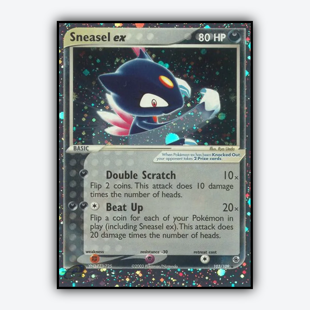 Sneasel ex 103/109 - Ruby & Sapphire Set - Card Rug