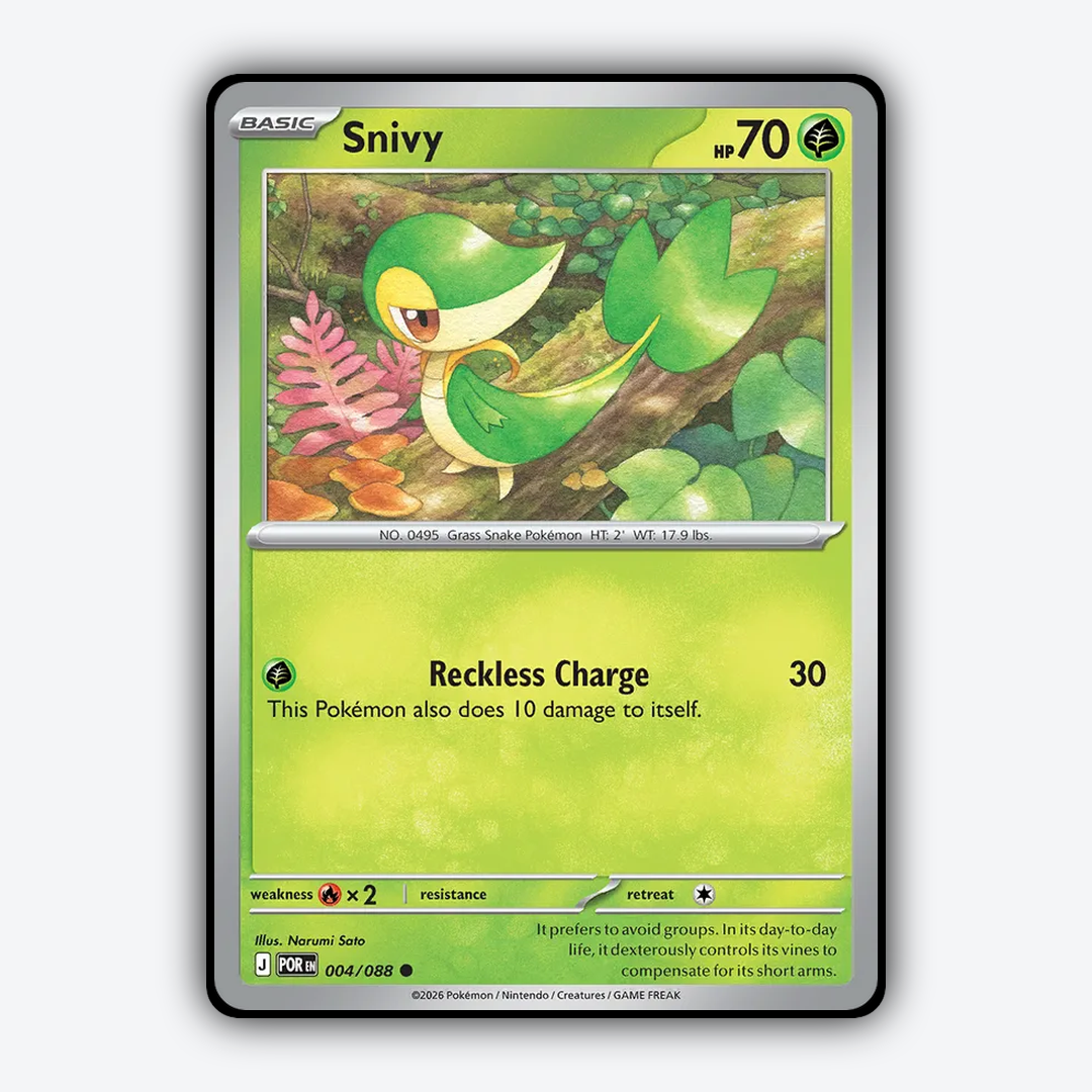 Snivy 004/088 - Perfect Order Set - Card Rug