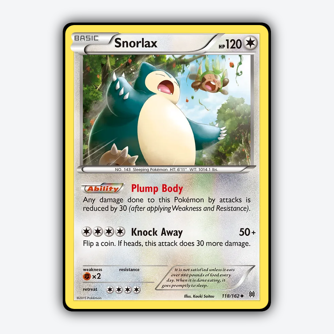 Snorlax 118/162 - BREAKthrough Set - Card Rug
