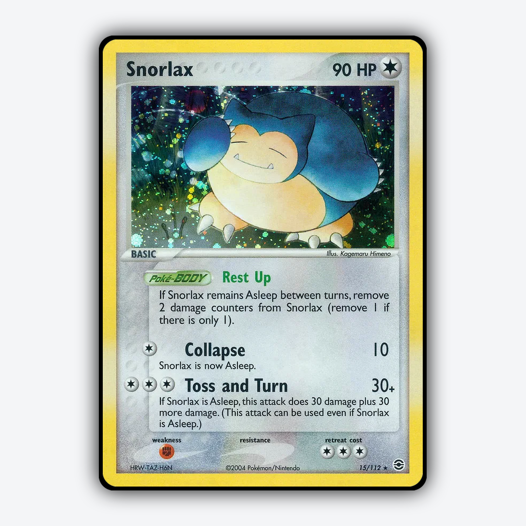 Snorlax 015/112 - FireRed & LeafGreen Set - Card Rug