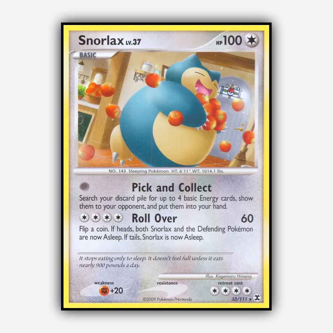 Snorlax 033/111 - Rising Rivals Set - Card Rug