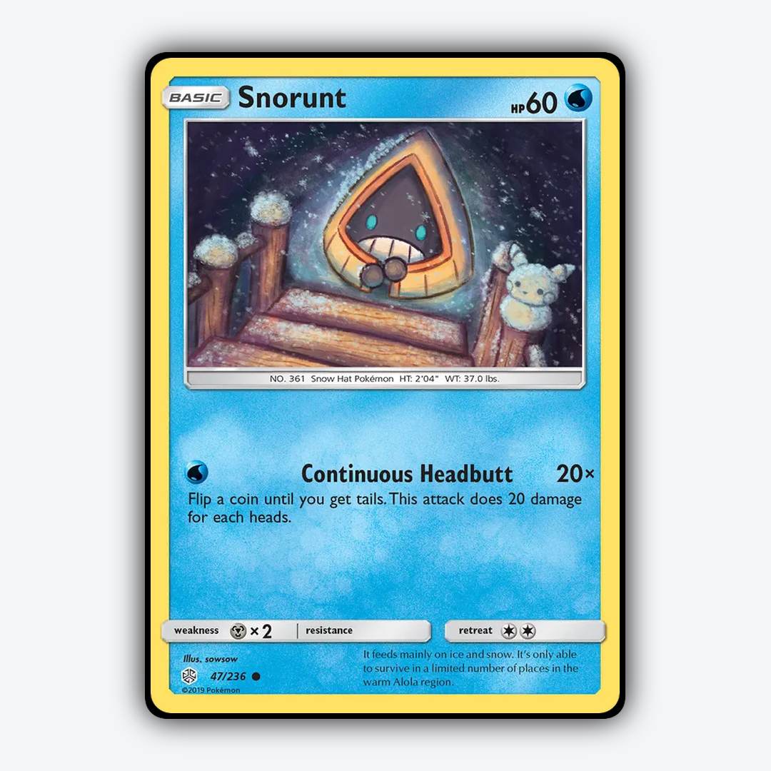 Snorunt 047/236 - Cosmic Eclipse Set - Card Rug