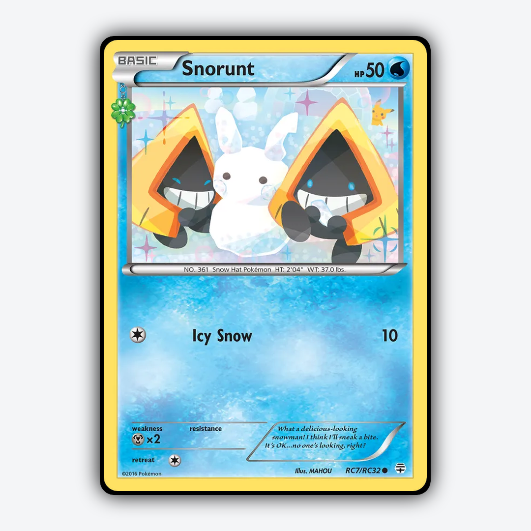 Snorunt RC007 - Generations Set - Card Rug