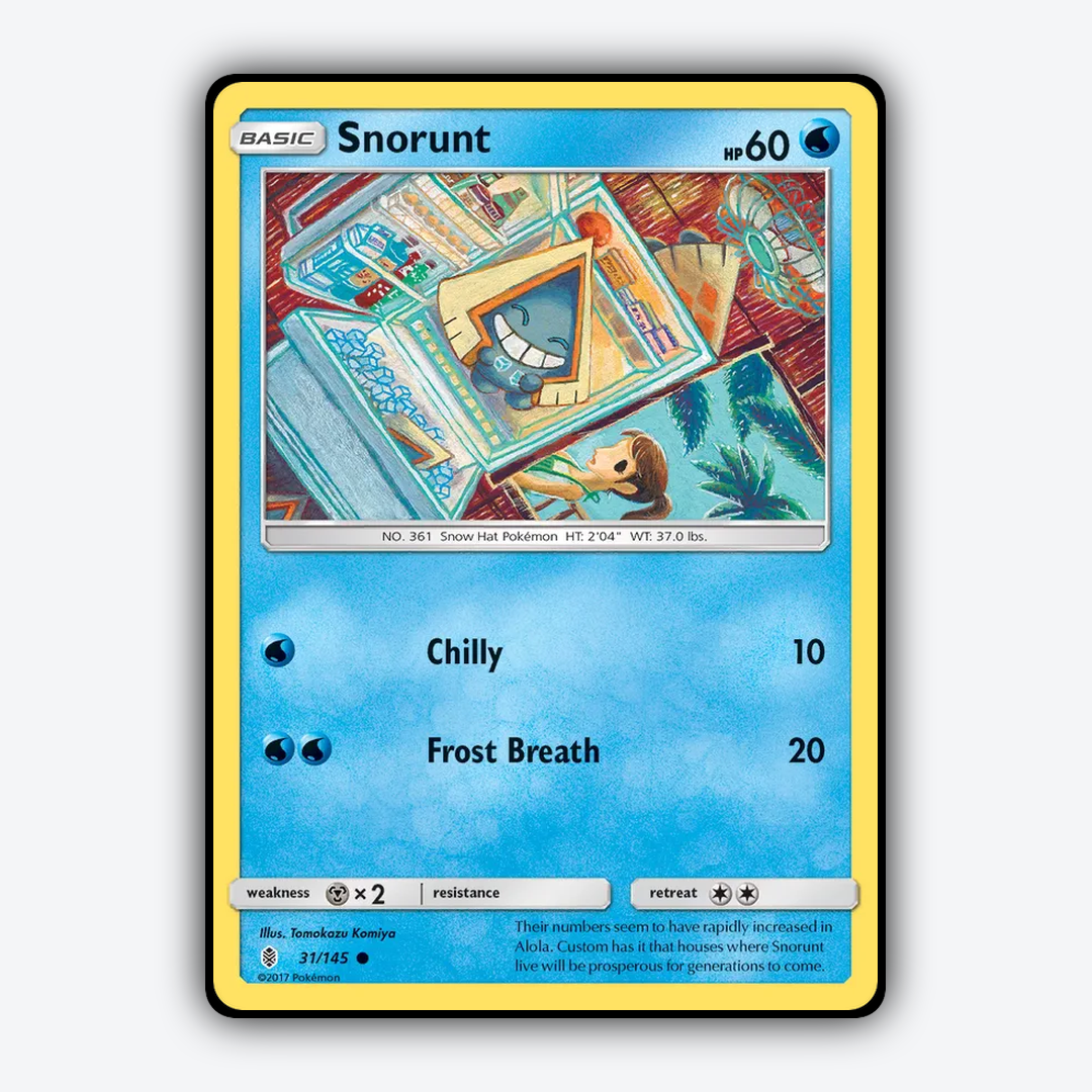 Snorunt 031/145 - Guardians Rising Set - Card Rug