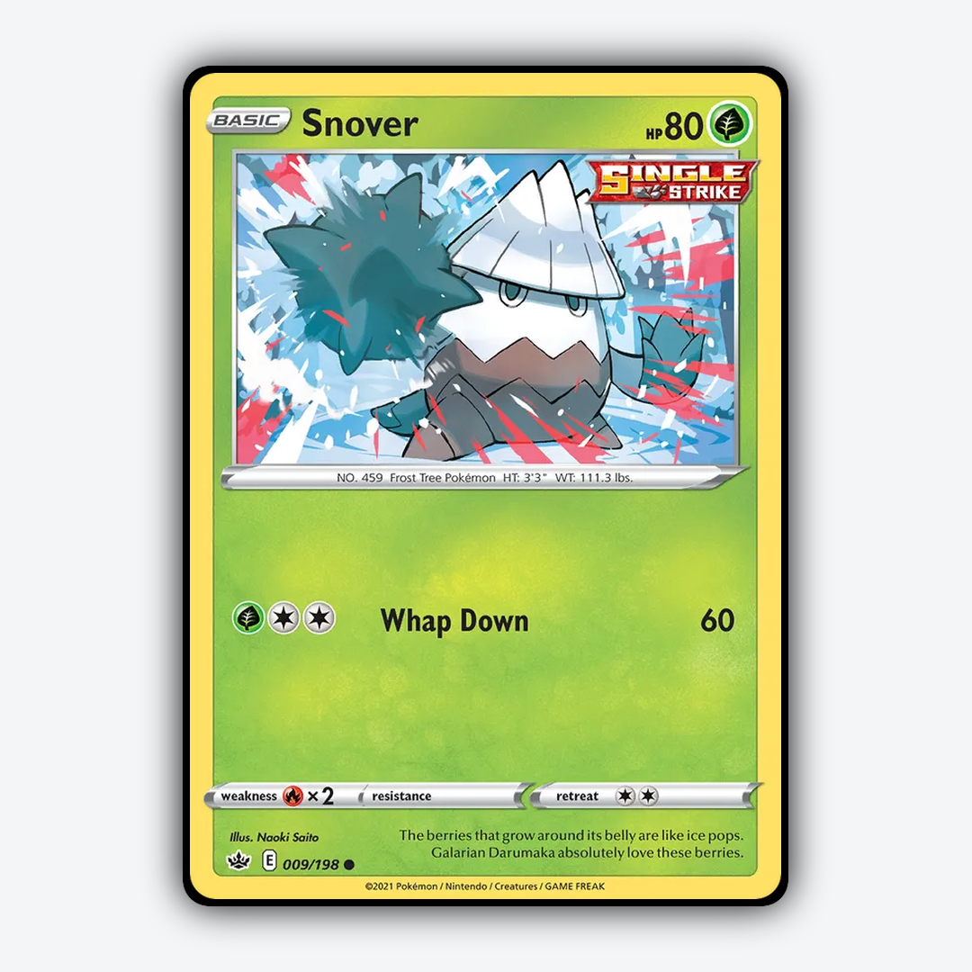 Snover 009/198 - Chilling Reign Set - Card Rug