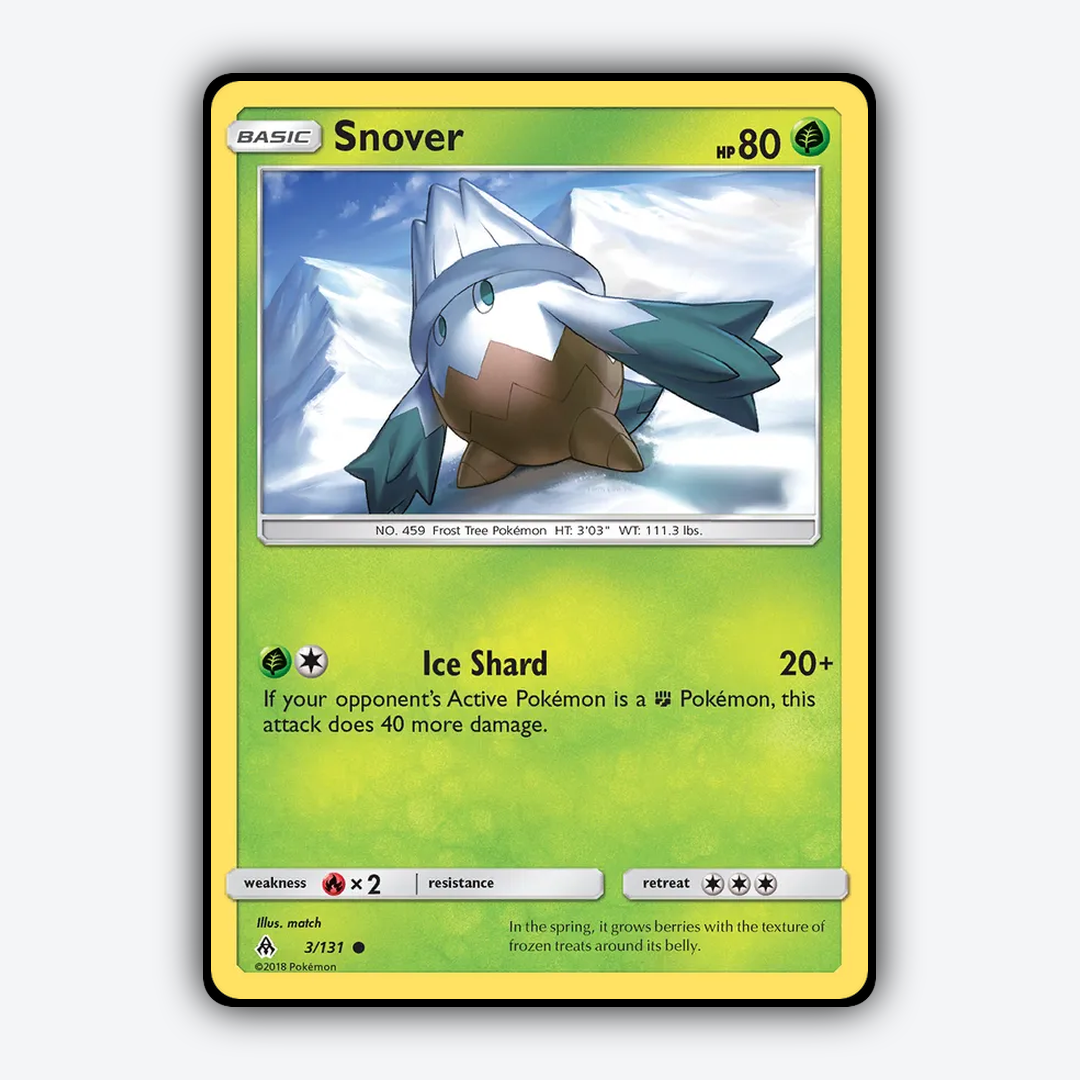 Snover 003/131 - Forbidden Light Set - Card Rug