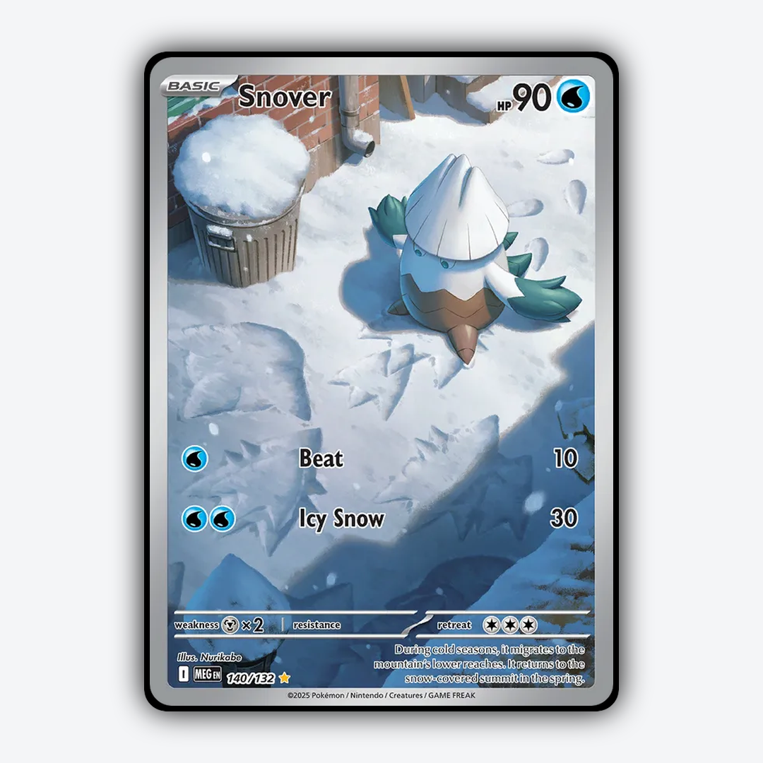 Snover #140 - Mega Evolution Set - Card Rug