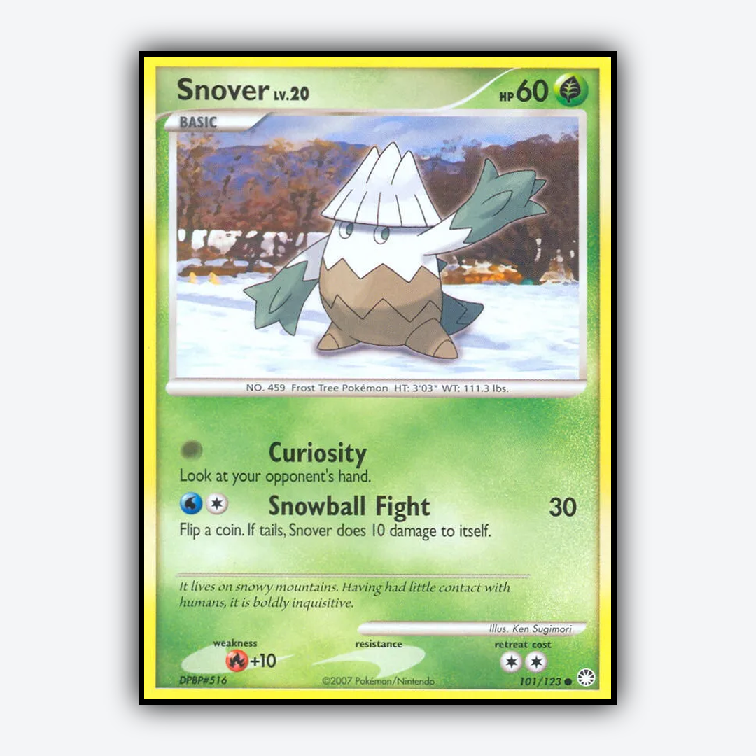 Snover 101/123 - Mysterious Treasures Set - Card Rug