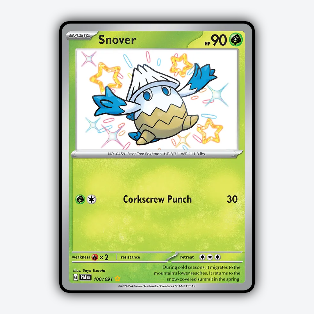 Snover #100 - Paldean Fates Set - Card Rug