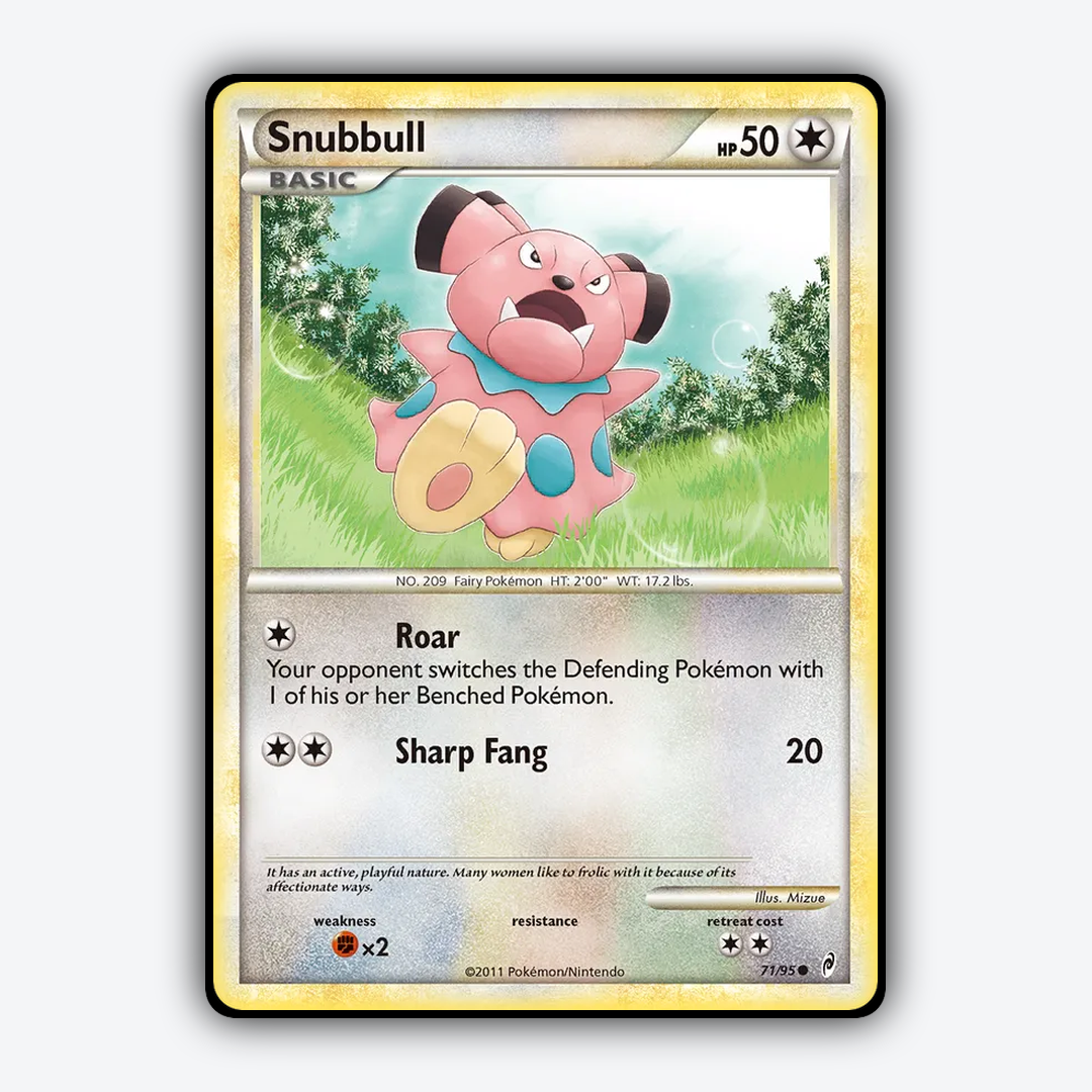 Snubbull 071/95 - Call of Legends Set - Card Rug