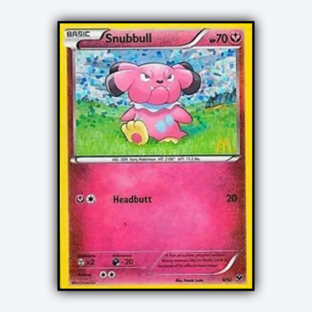Snubbull 008/12 - McDonald's Collection 2014 Set - Card Rug