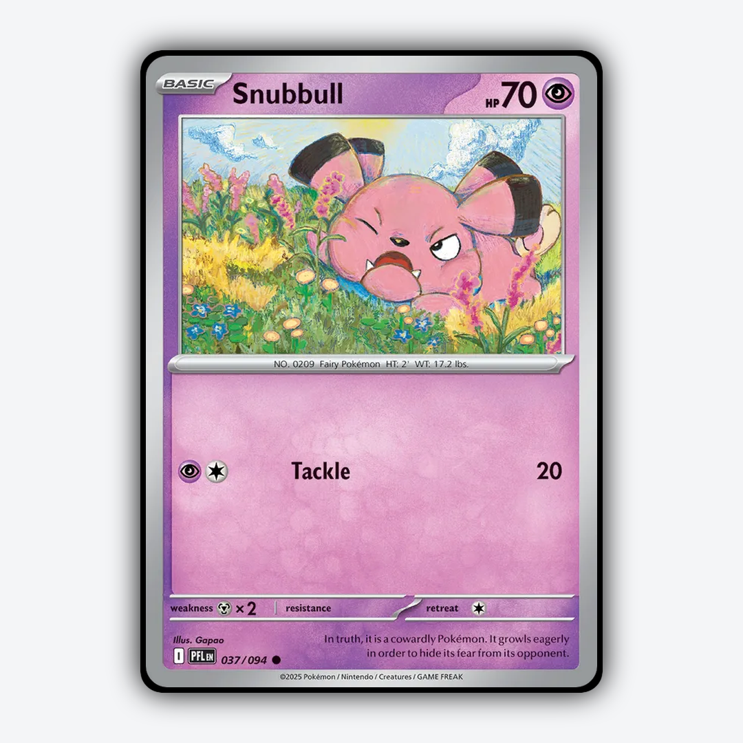Snubbull 037/094 - Phantasmal Flames Set - Card Rug