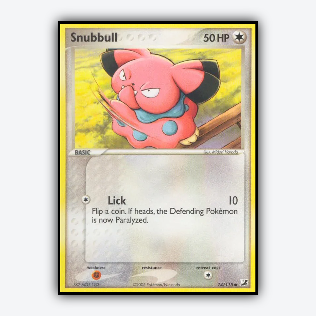 Snubbull 074/115 - Unseen Forces Set - Card Rug