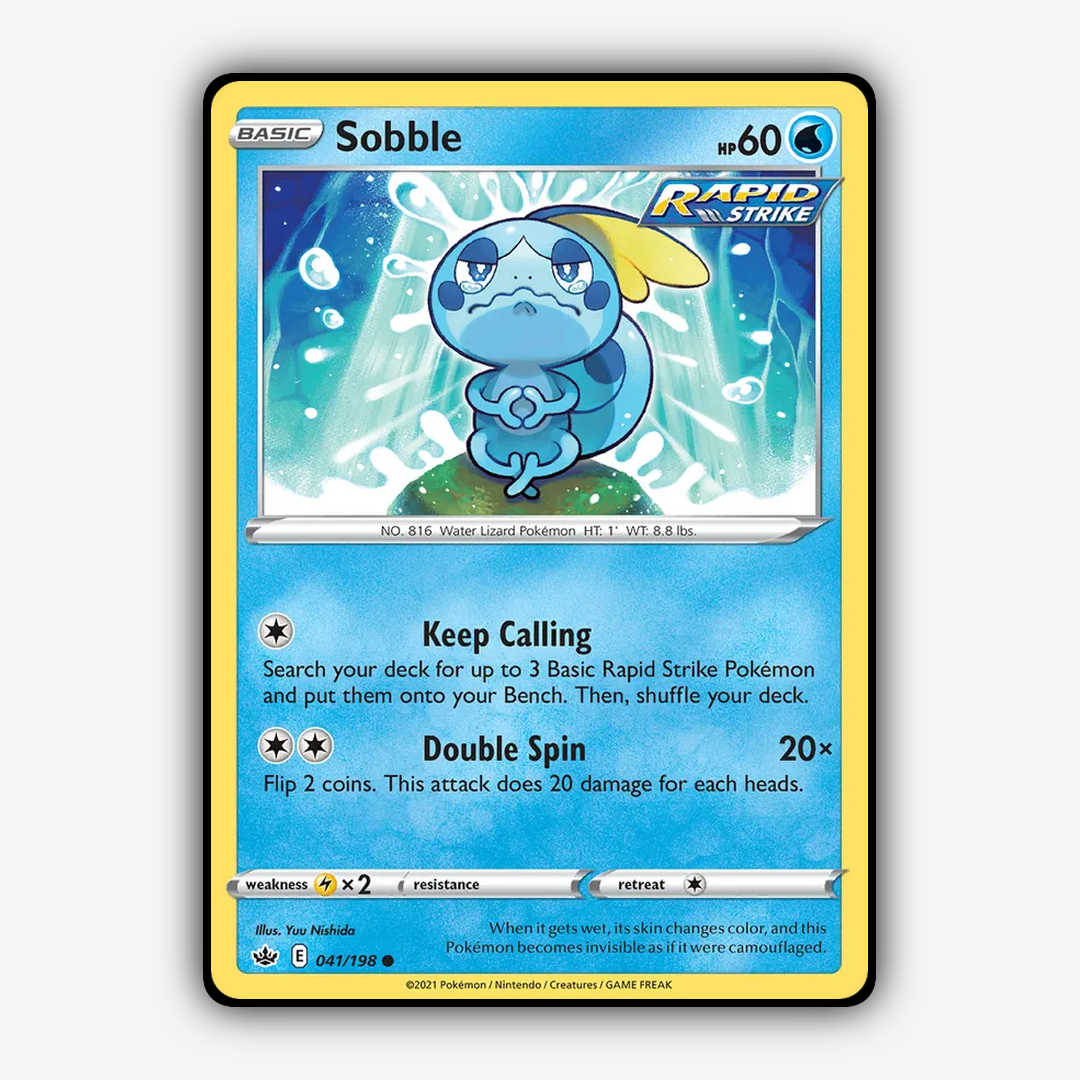 Sobble 041/198 - Chilling Reign Set - Card Rug