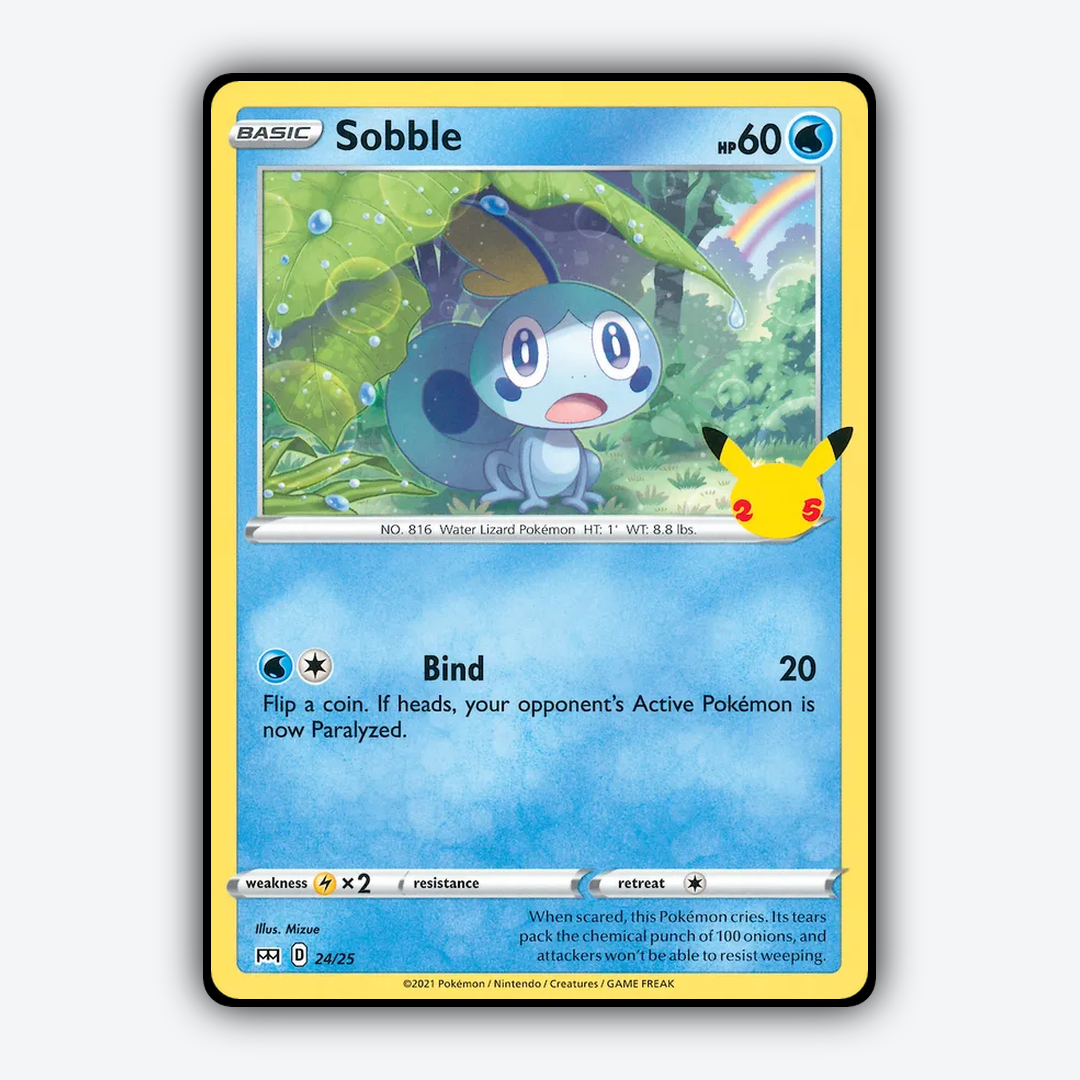 Sobble 024/25 - McDonald's Collection 2021 Set - Card Rug