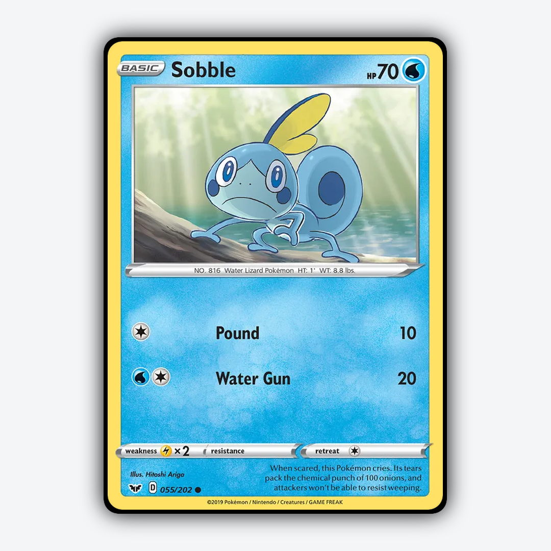 Sobble 055/202 - Sword & Shield Set - Card Rug
