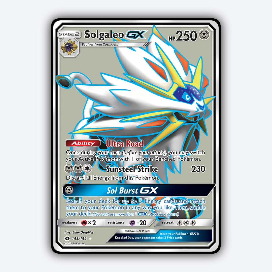 Solgaleo-GX 143/149 - Sun & Moon Set - Card Rug