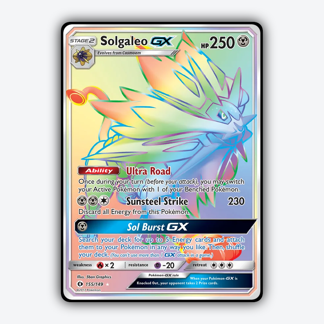 Solgaleo-GX 155/149 - Sun & Moon Set - Card Rug